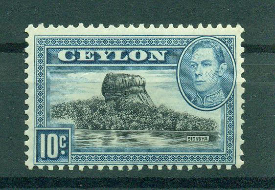 Ceylon sc# 281 mh cat value $1.90