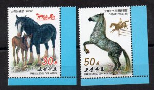 NORTH KOREA - 2013 - HORSES -