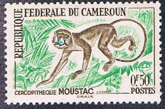 Cameroun 358 MLH Mustache Monkey (BP645)