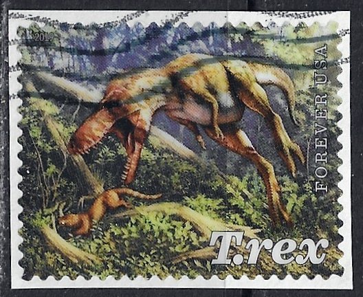 US ~ Scott # 5413 ~ Used on paper ~ T.rex