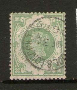 GB 1887 Queen Victoria SG 211 FU