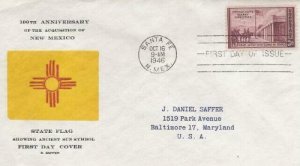 944 3c KEARNY EXPEDITION - Unlisted J. Daniel Saffer cachet