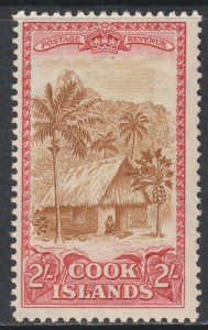 Cook Islands Scott 139 - SG158, 1949 Pictorial 2/- MH*