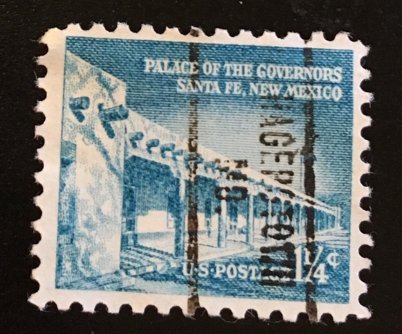 1031A, Palace of Governors, circulated single, Vic's Stamp Stash