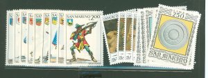 San Marino #819-39 Mint (NH) Single (Complete Set)