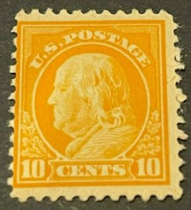 Scott#: 510 - Benjamin Franklin 10c 1917 MOG single stamp - Lot 3