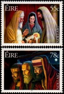 ✔️ IRELAND 2007 - CHRISTMAS NOLLAIG - MI. 1801/1802 ** MNH FACE VALUE