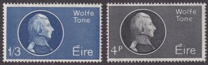 Sc# 192 / 193 Ireland 1964 Theobald Wolfe Tone complete set MNH CV $5.65