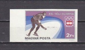 Hungary, Scott cat. 2398 only. Speed Ice Skater, IMPERF value.