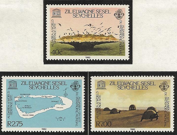 Seychelles Zil Elwannyen Sesel  mnh 40 - 42