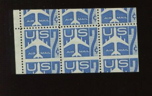 C51a EFO MISCUT BOOKLET PANE OF 6 STAMPS (BY 1470)