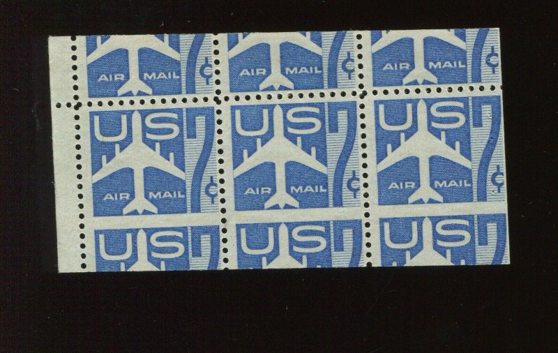 C51a EFO MISCUT BOOKLET PANE OF 6 STAMPS (BY 1470)