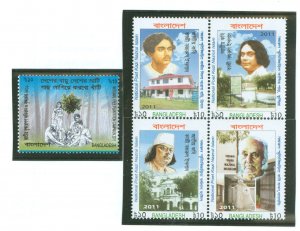 Bangladesh #785-786 Mint (NH) Single