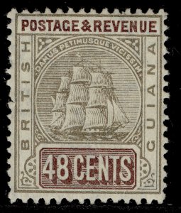 BRITISH GUIANA EDVII SG247, 48c grey & purple-brown, M MINT. Cat £40. ORDINARY 