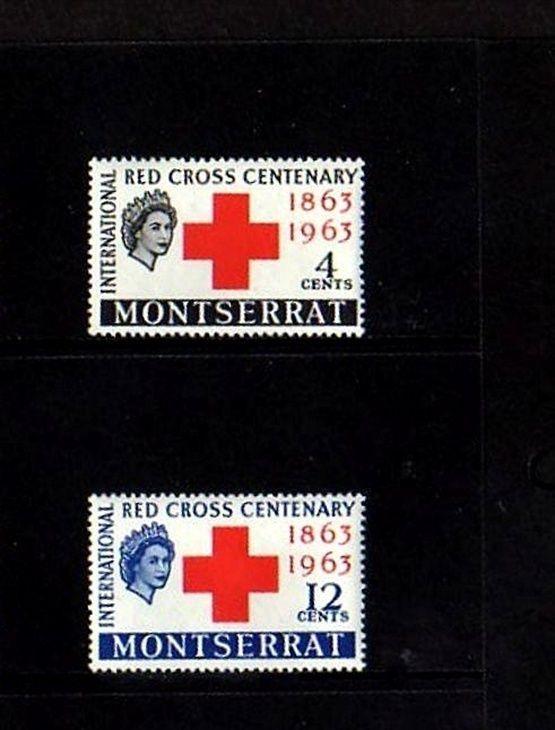 MONTSERRAT - 1963 - QE II - RED CROSS CENTENARY - MINT - MNH SET!