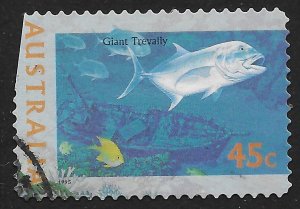 Australia #1463d 45c Fish - Giant Trevally