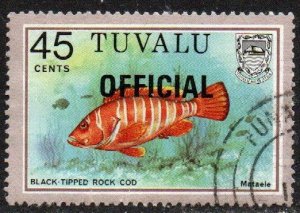 Tuvalu Sc #O14 Used