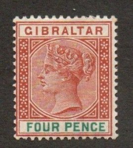 Gibraltar 17 Mint hinged