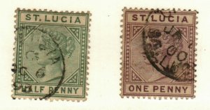 St Lucia #27, 29 used