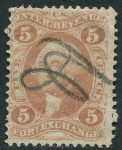 R26c   5c  Foreign Exchange, Red Revenue Used