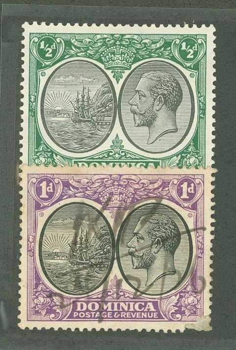 Dominica #65-66  Multiple