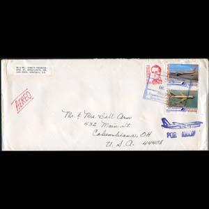 VENEZUELA 1987 - Entire Cover-Planes(WG859)