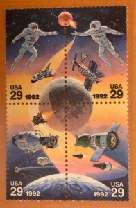 Commemorative Panel #384  Space Accomplishments #2631-2634  29 c  1992