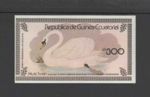 EQUATORIAL GUINEA 1975 SWANS IMP. S/S (114EQ)