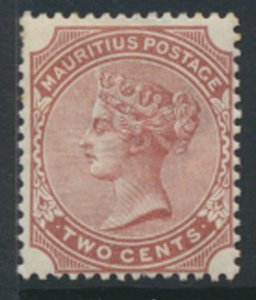 Mauritius  SG 102  SC#  69 MH wmk Crown CA see details & scans