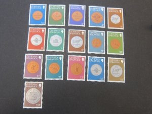 Guernsey 1979 Sc 173-88(75,76 thin) set MNH/MN