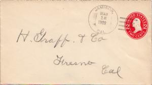 United States California Jamison 1909 4a-bar  1893-1911  Postal Stationery En...