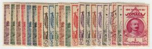 Somali Coast - 1938-40 - SC 146-67 - H - 165 used