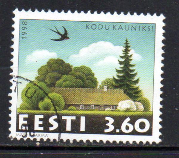 Estonia Sc 344 1998 Beautiful Homes stamp used