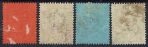 FIJI 1903 KEVII 1D- 3D WMK CROWN CA