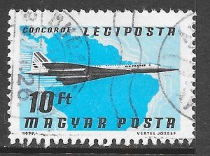 Hungary C383: 10ft Concorde (Air France) over South America, used, VF