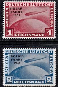 GERMANY 1931 Zeppelin Polar Flight MNH Reprints