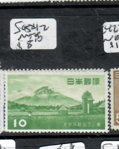 JAPAN  SC 581-582    MNH         PPP0930H