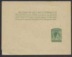 GRENADA GVI ½d newspaper wrapper fine unused...............................51461