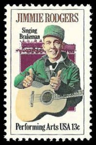 PCBstamps   US #1755 13c Jimmie Rodgers, 1978, MNH, (3)