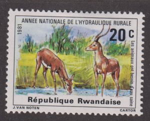 Rwanda 1068 Antelope 1981