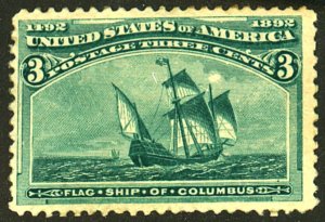 U.S. #232 MINT OG LH