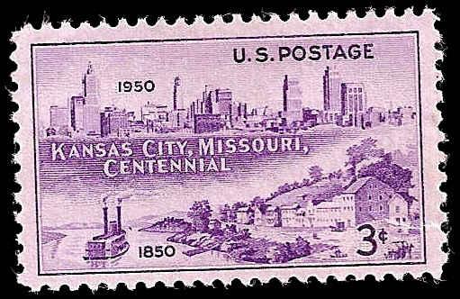 # 994 MINT NEVER HINGED KANSAS CITY MISSOURI