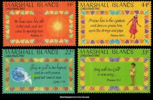 Marshall Islands Scott 160-163 Mint never hinged.