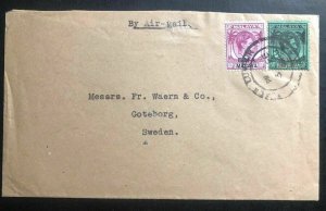 1948 Kuala Lumpur Malaya Airmail Cover To Goteborg Sweden BMA