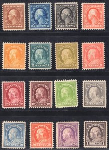 MOMEN: US STAMPS #503/518,512a MINT OG H LOT #73087