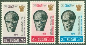 SUDAN 233-5 MNH BIN $1.60