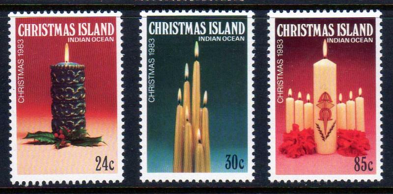 Christmas Island Scott 145-147 Christmas! MNH!