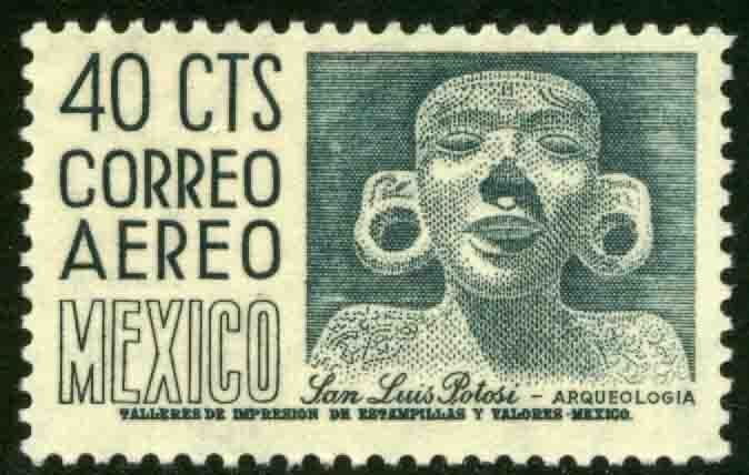 MEXICO C220D, 40¢ 1950 Definitive 2nd Printing wmk 300 MINT, NH F-VF