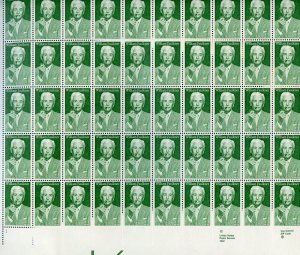 UNITED STATES SCOTT #2350 WILLIAM FAULKNER COMPLETE SHEET MINT NH