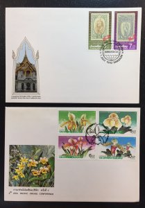 Thailand FDCs: #1473-1477,1438-1445,1503-1506,1478-1481,1410-1412,1416 -7 Covers